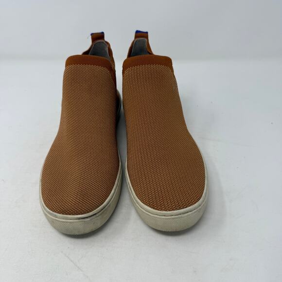 Rothy’s Women’s City Slip-On Sneakers Knit Rust Brown Size 7.5 Sustainable - Picture 4 of 14
